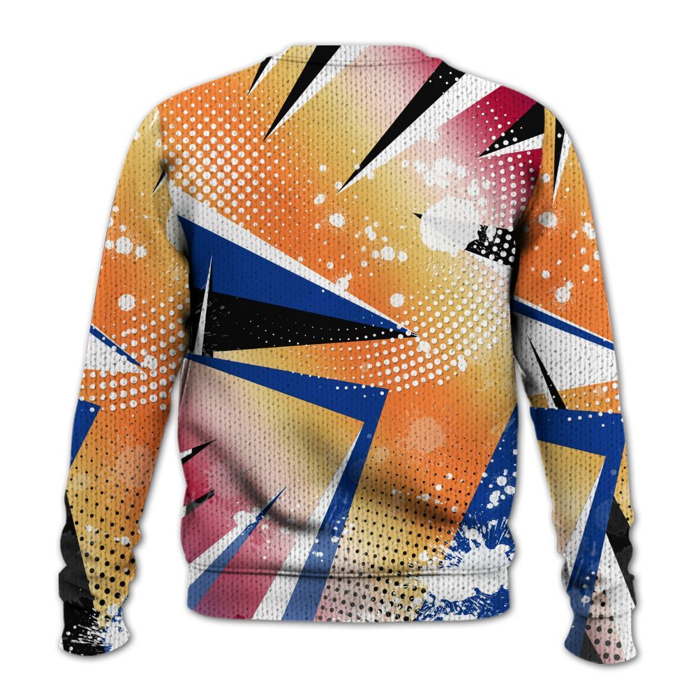 Knitted Sweater To Match Air Griffey Max Los Angeles 1s - Poly Trust No One Dripping