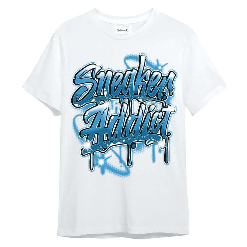 Shirt To Match Powder Blue 9s - Addiction Sneakers Graphic Unisex Shirt