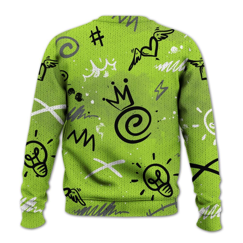 Knitted Sweater To Match Air Max 95 Neon - Drip Built Di2ferent