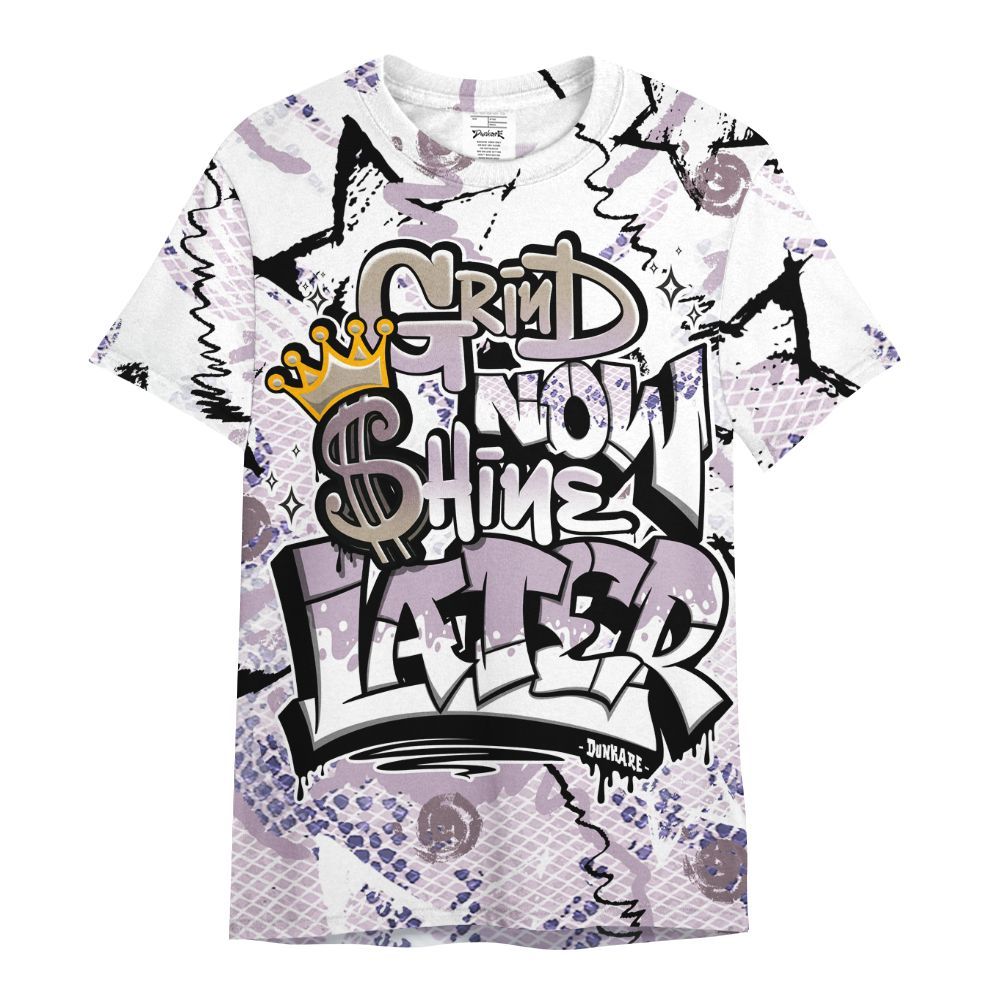 Shirt To Match Air Force 1 Low Purple Snake - Grind Shine Later Drip All Over Print