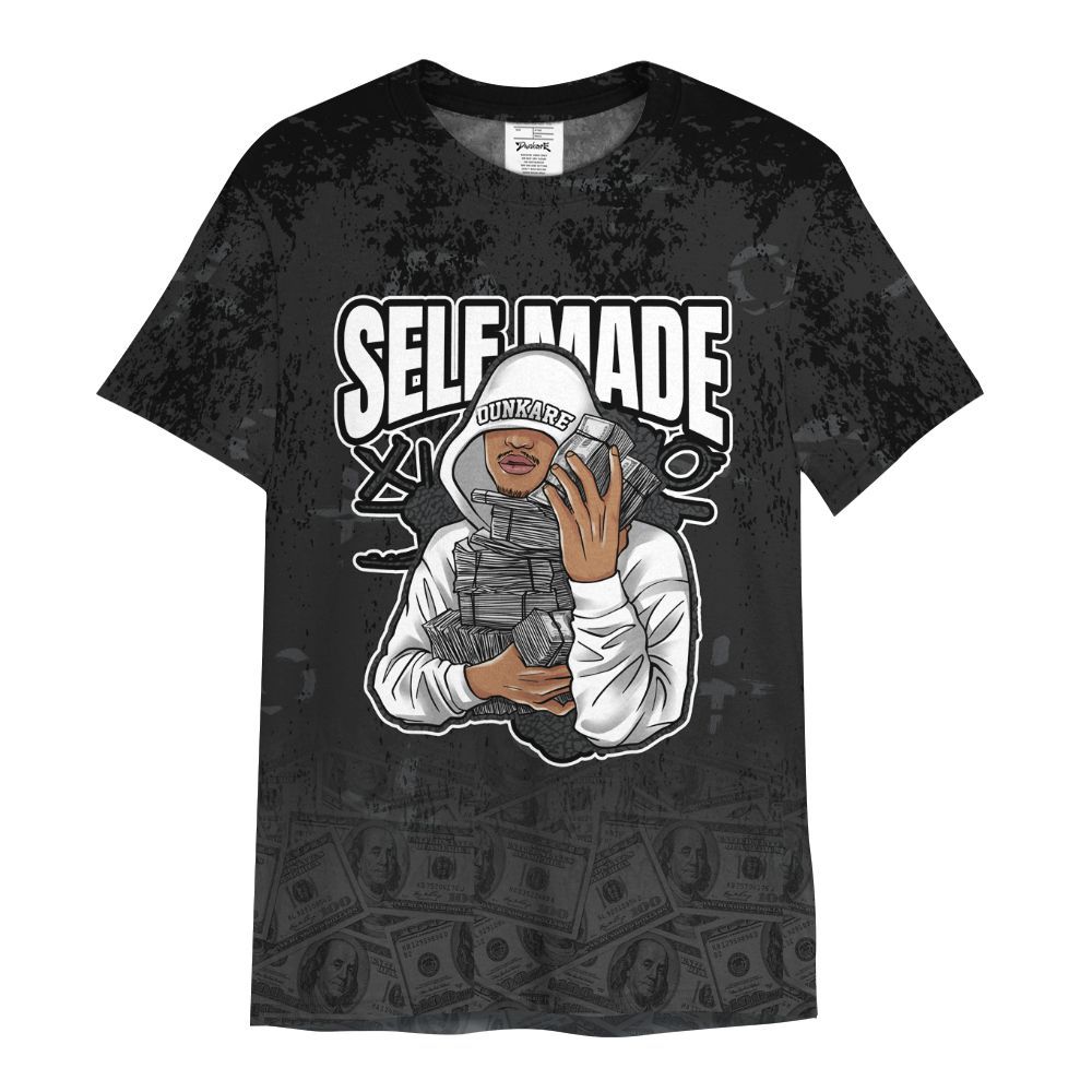 Shirt To Match Black Cat 3s - Selfmade Unique Drip All Over Print