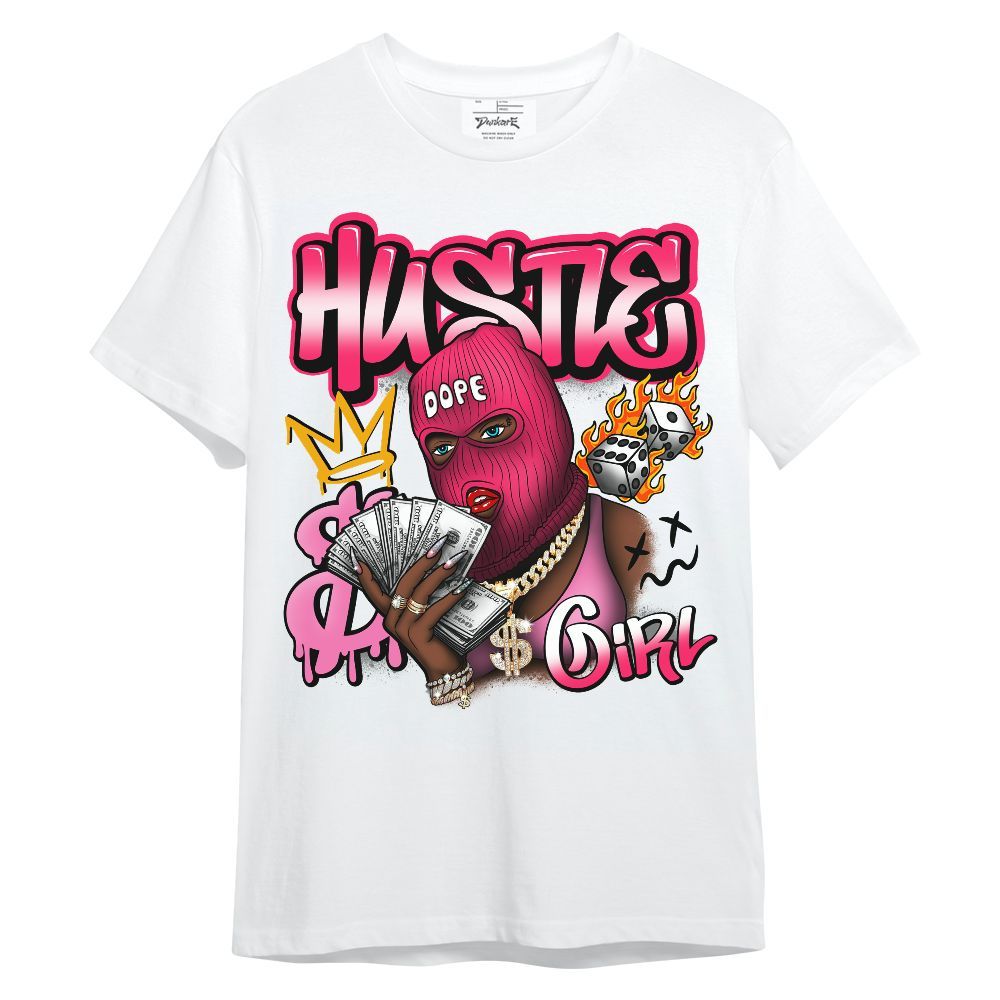 Shirt To Match Air VaporMax Plus Triple Pink - Money Hustles Girl Streetwear Unisex Shirt