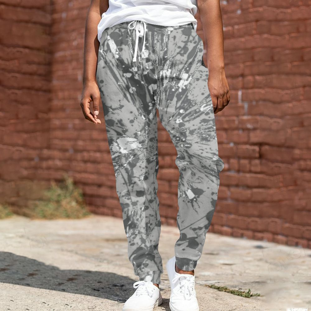 Sweatpant To Match Retro Wet Cement 4s - Luxury All Over Print