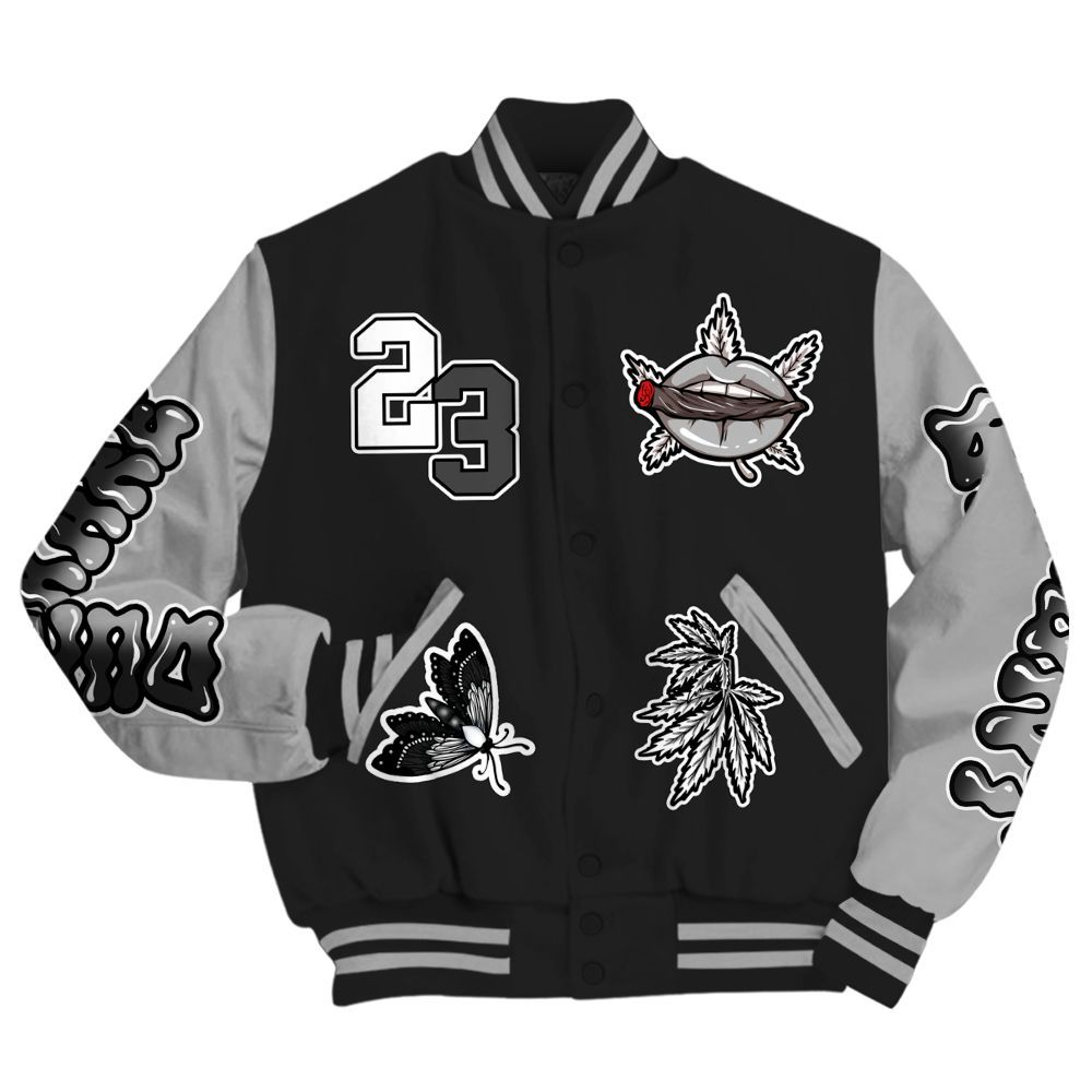 Varsity Jacket To Match NOCTA Black 2s - Bluntz Unique All Over Print