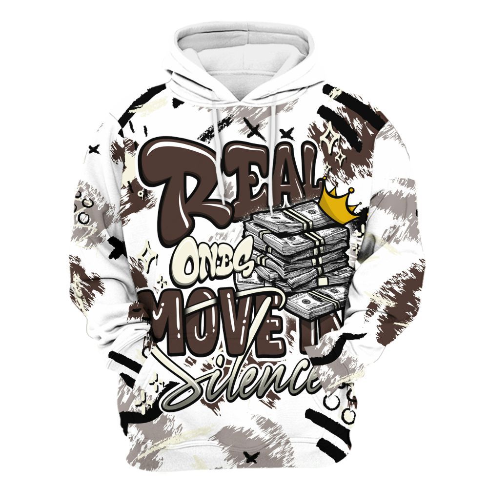 Hoodie To Match SoleFly Cafecito 12s - Real Ones Move In Streetwear All Over Print
