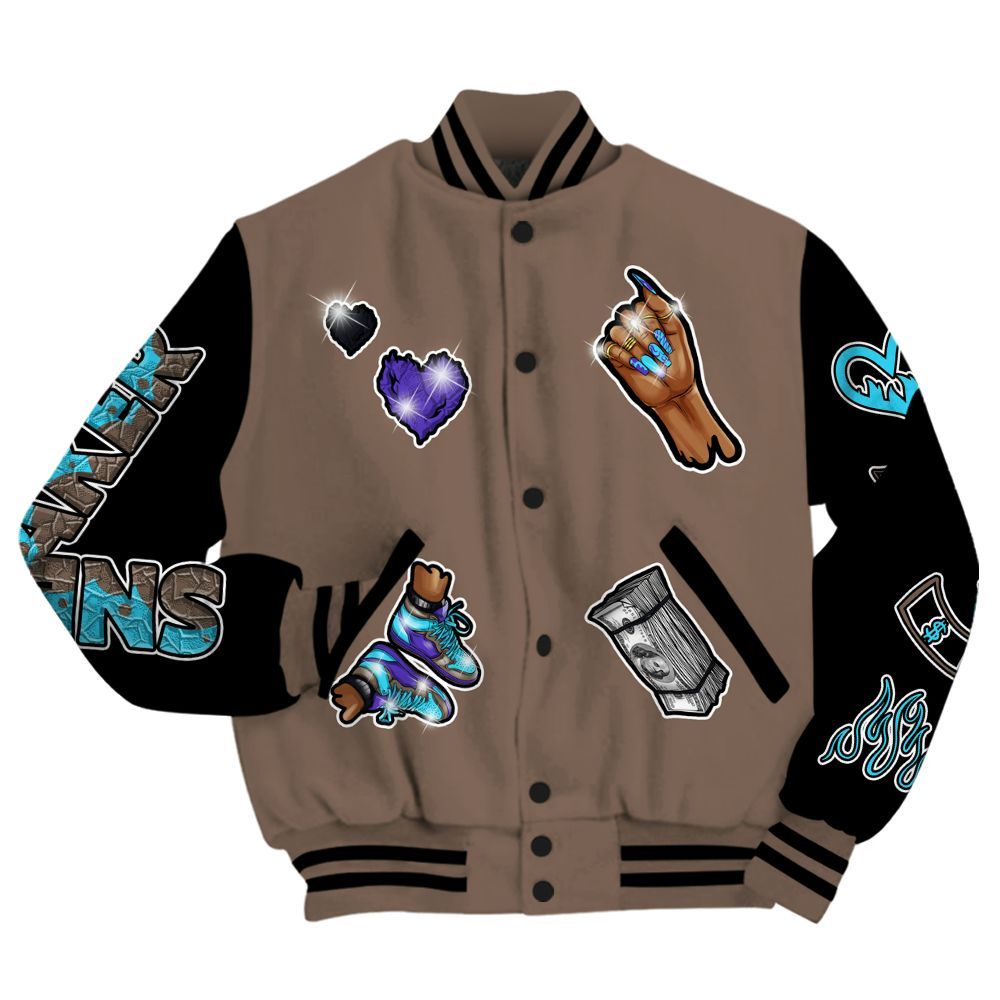 Varsity Jacket To Match Olive Concord 9s - Sneakerz Girlz All Over Print