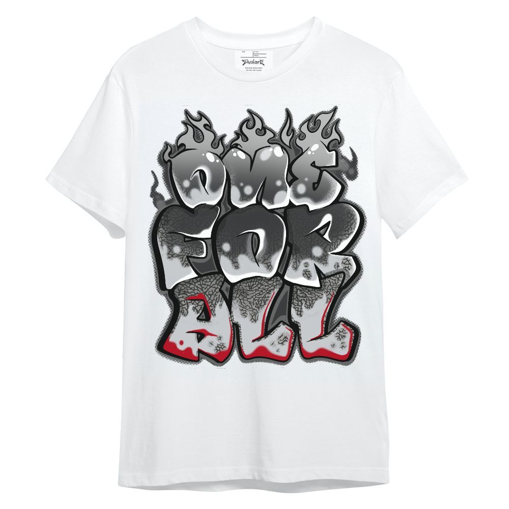 Shirt To Match Black Cement 3s - Ones For All Graphic Unisex Shirt
