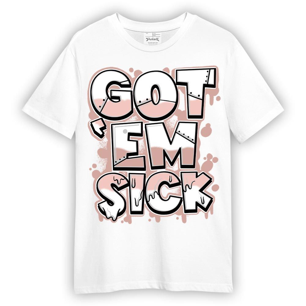 Shirt To Match Low Legend Pink 11s - Gotten 'Em Sick Graphic Shirt Unisex
