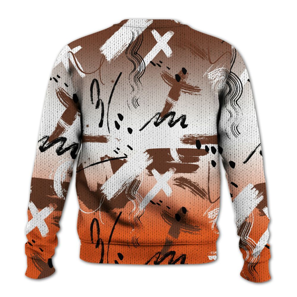 Knitted Sweater To Match High OG Starfish 1s - Money Hustle Grind Pray