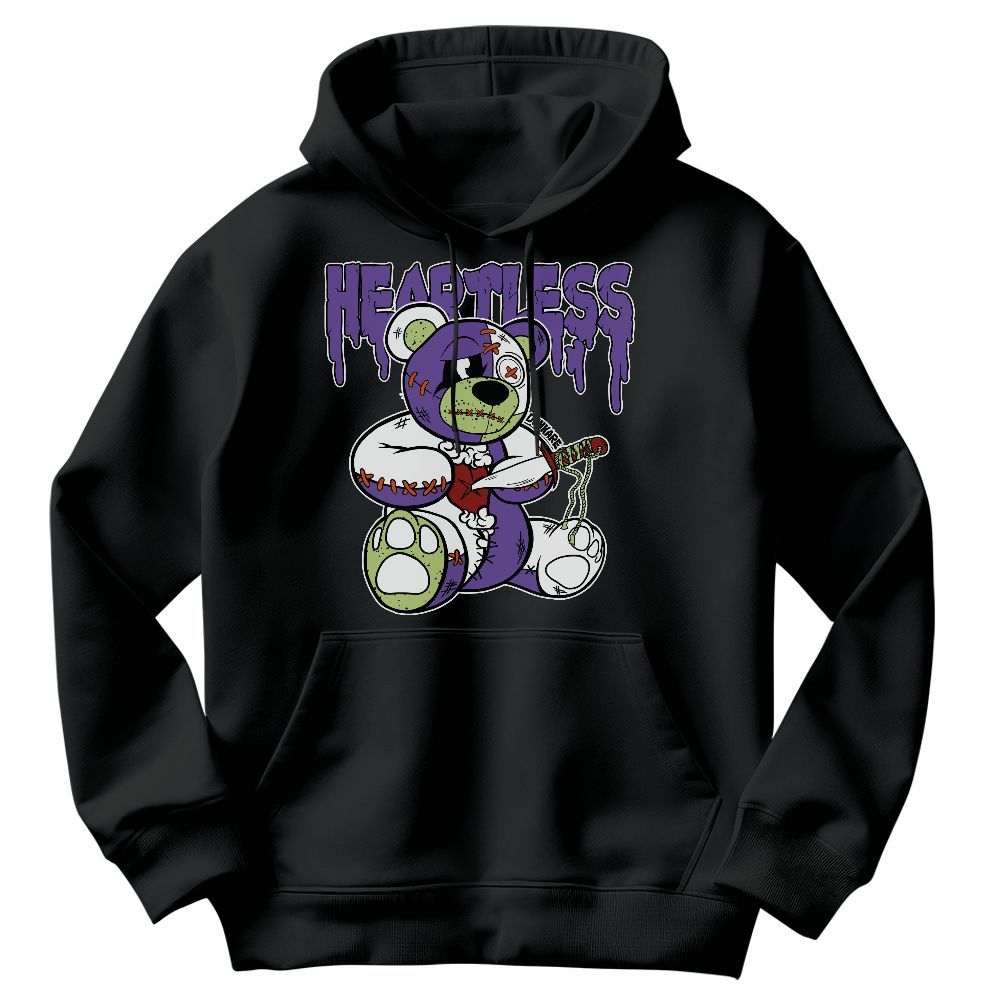 Sweatshirt To Match Canyon Purple 4s - Heartless Bear Graphic