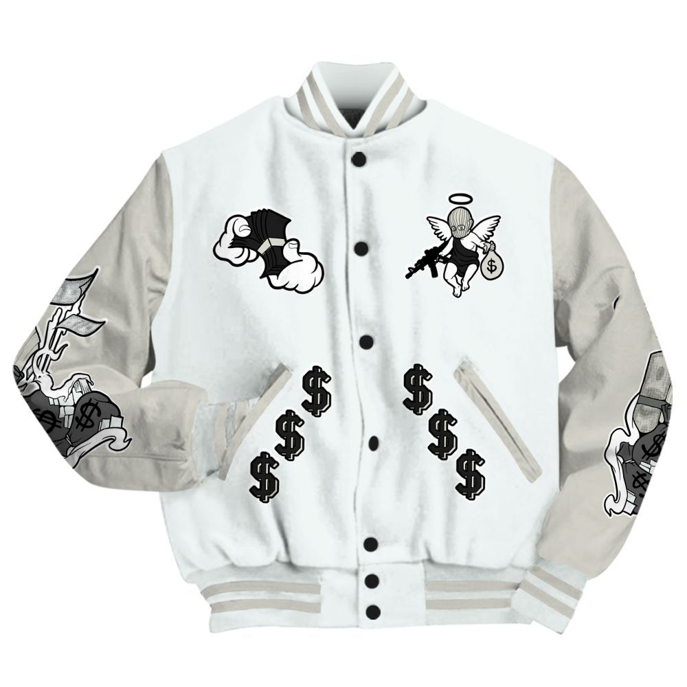 Varsity Jacket To Match Air Max 1 Jacquemus White - Ones Move In Silence Graphic All Over Print