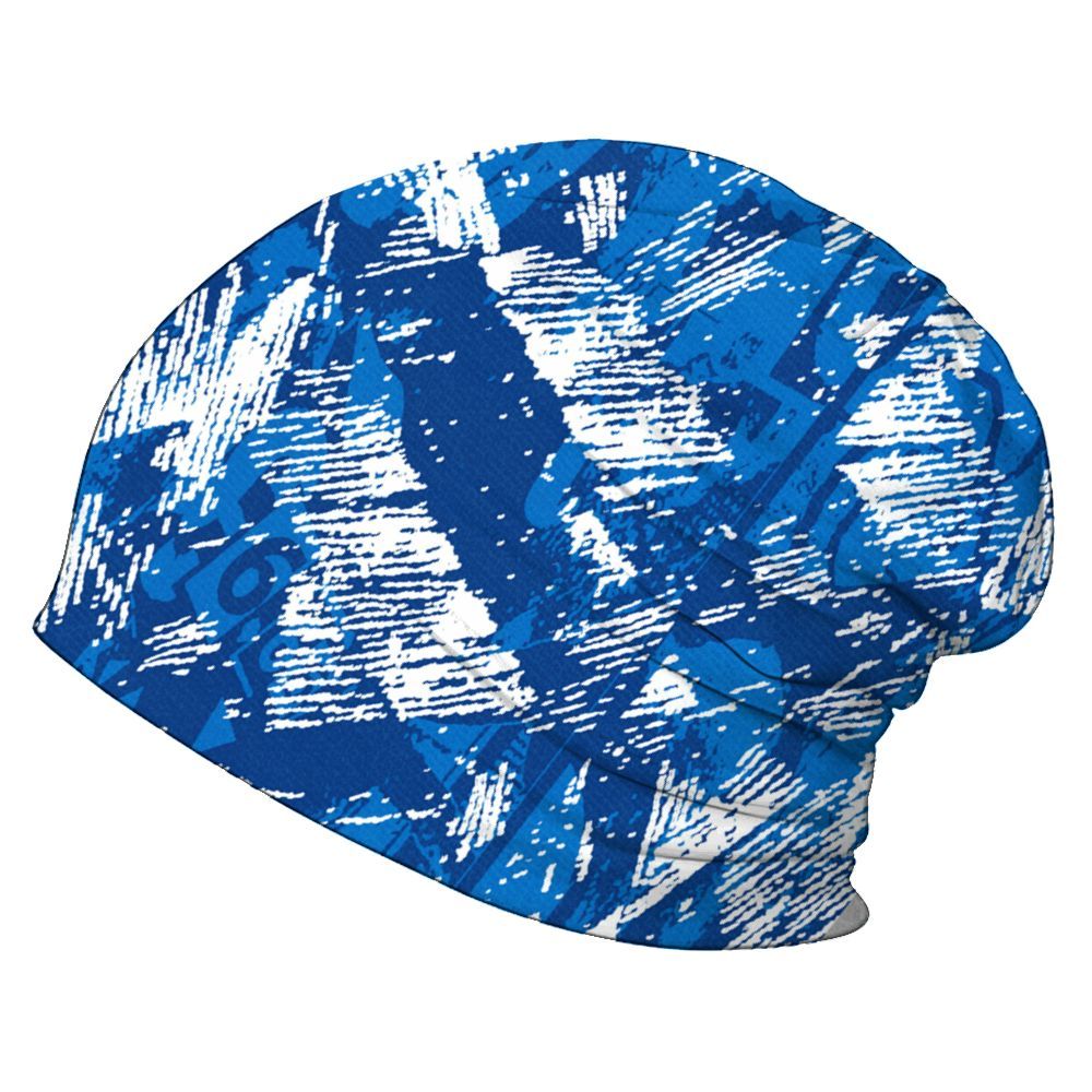 Beanie Hat To Match Blueberry 12s - Grunge Pattern Graphic