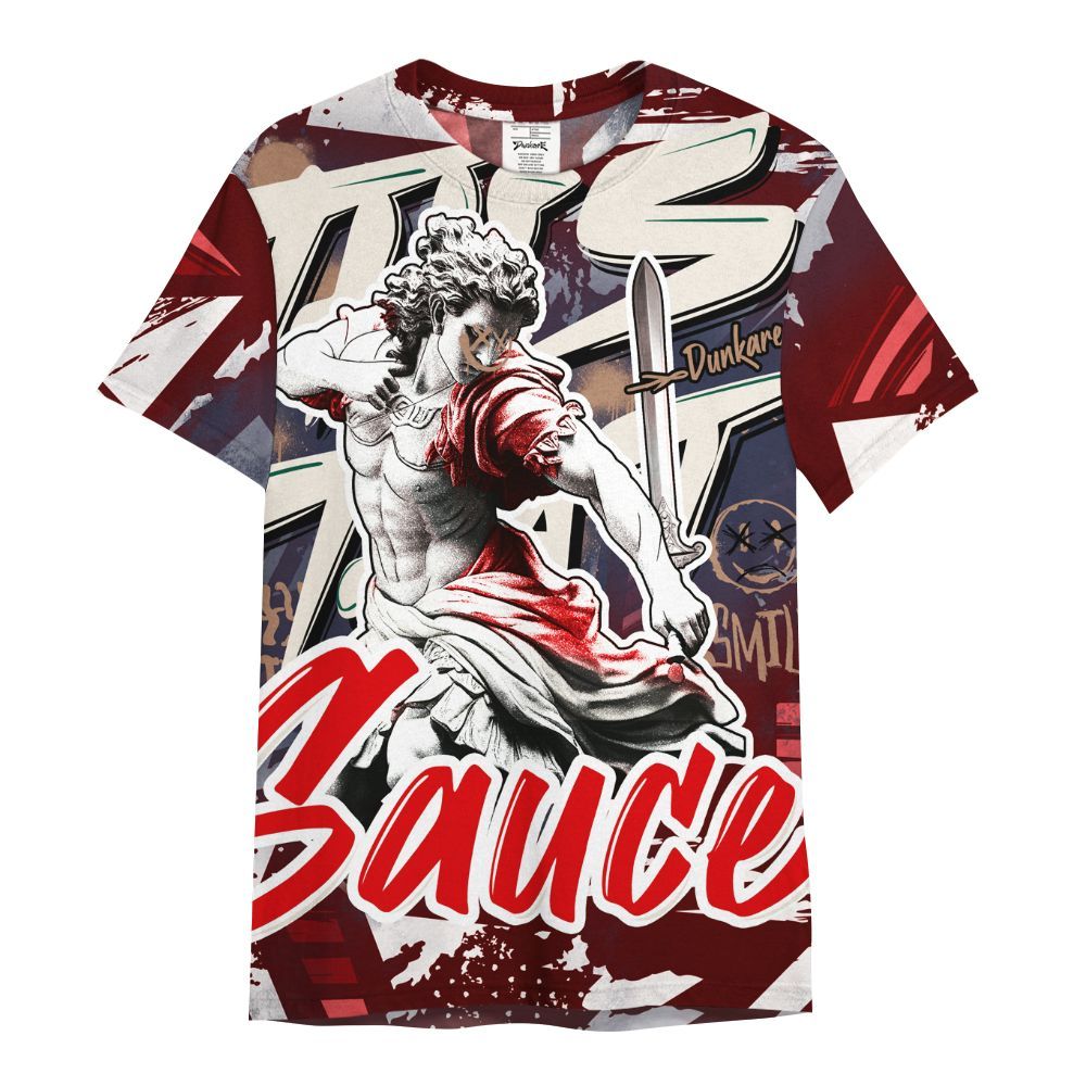Shirt To Match Low OG Howard Bison 1s - This That Sauce Retro All Over Print