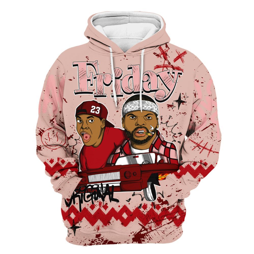 Hoodie To Match Low Valentines Day 1s - Friday Sneaker Crayon All Over Print