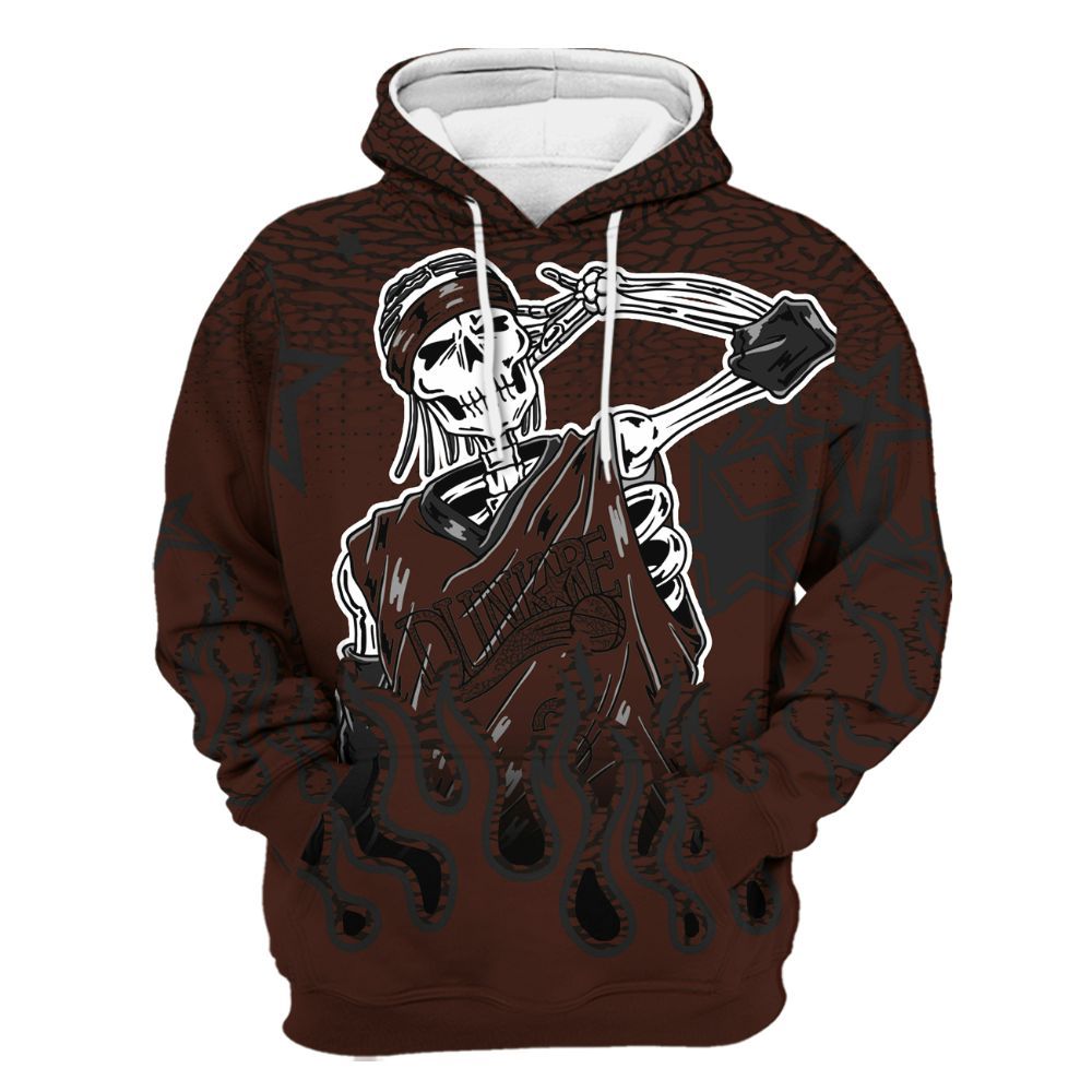 Hoodie To Match Air Force 1 Low Halloween Skull 2024 - Allen Answer Unique Fire Custom Name All Over Print