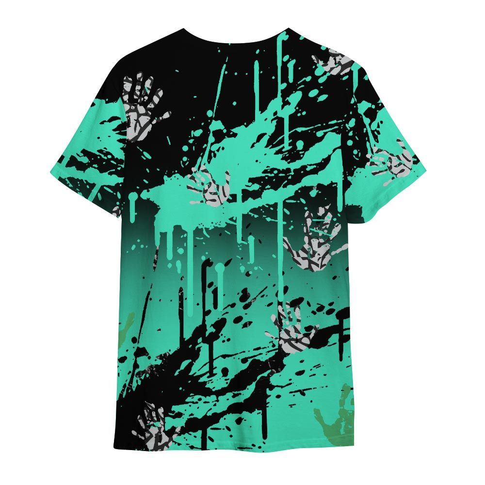 Shirt To Match Shirt Streetwear Rag 2 Riches, 3 Green Glow T-- To Match Sneaker Black Green Glow 3s Graphic Tee NCT