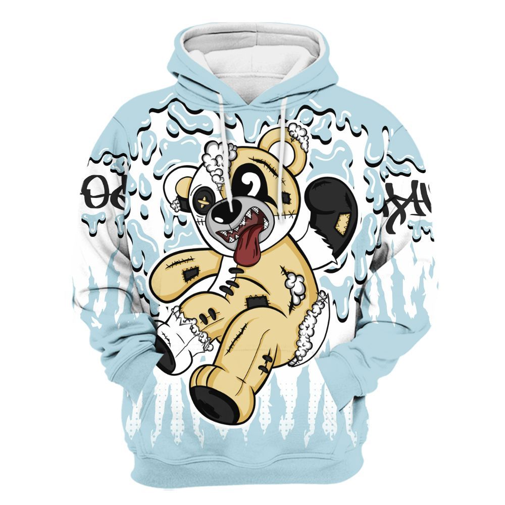 Hoodie To Match Low Year Of The Snake 11s - Havok Bear Dripping All Over Print
