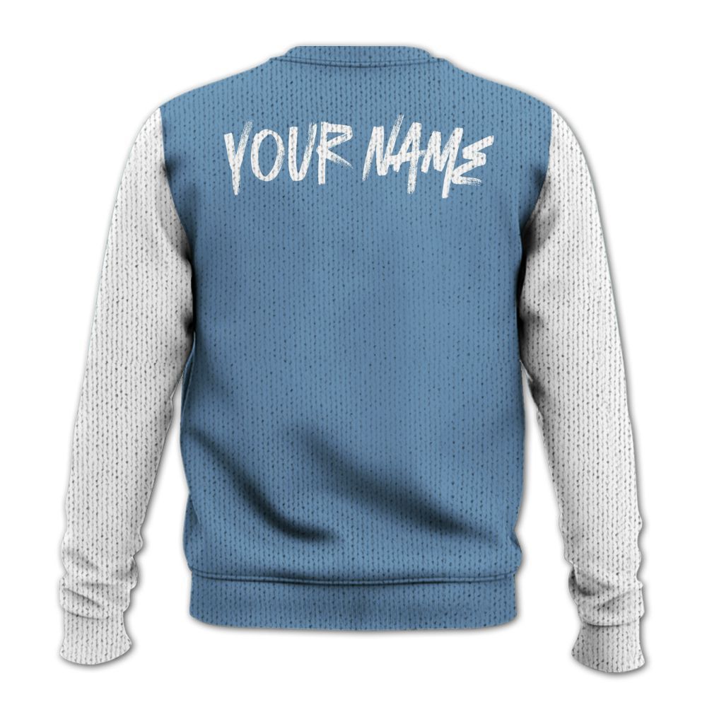 Knitted Sweater To Match High OG First In Flight 1s, Custom Name Bad Girl HAHA