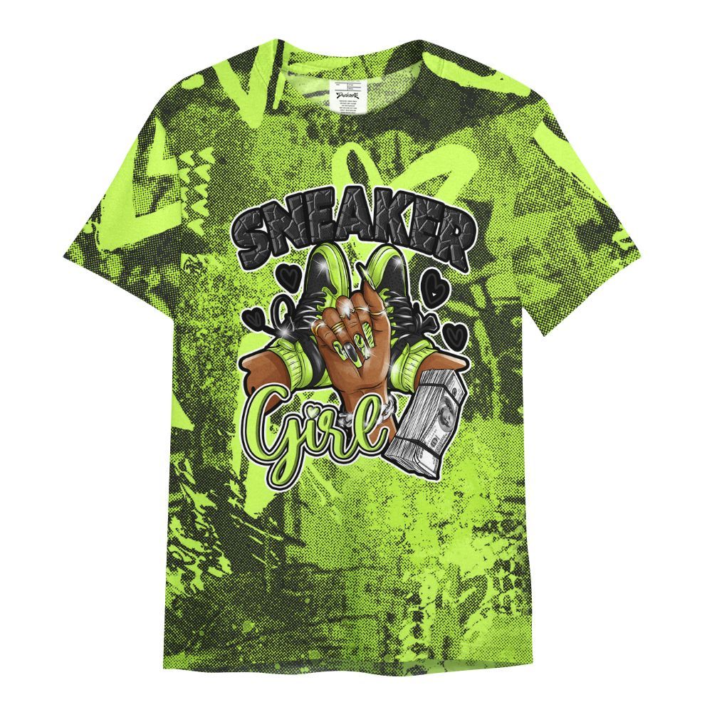 Shirt To Match Air Force 1 Low Dance Volt - Sneakerz Girlz Heart Grunge All Over Print