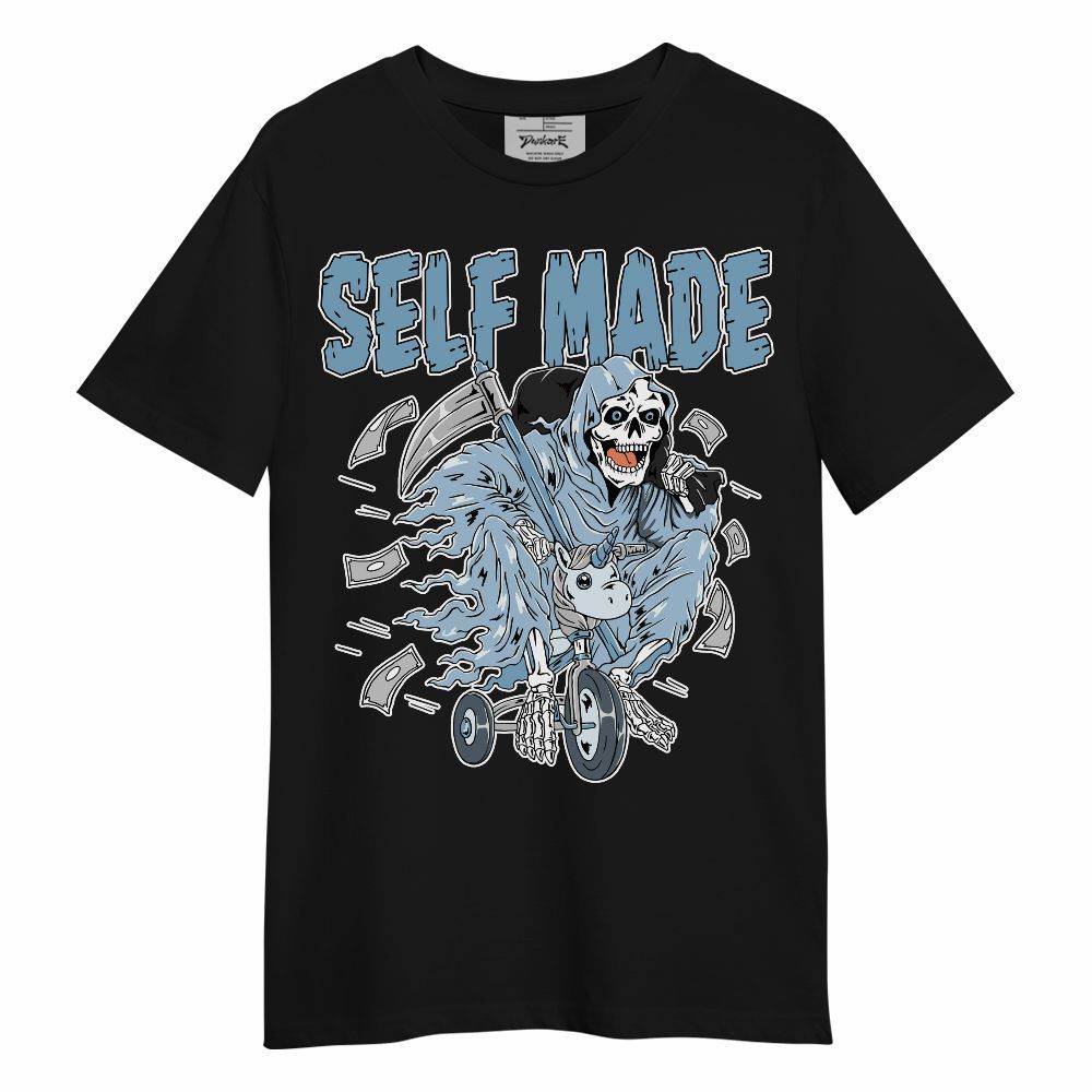 Shirt To Match Mid Ice Blue 1s - Self Make Skeleton Unisex Shirt