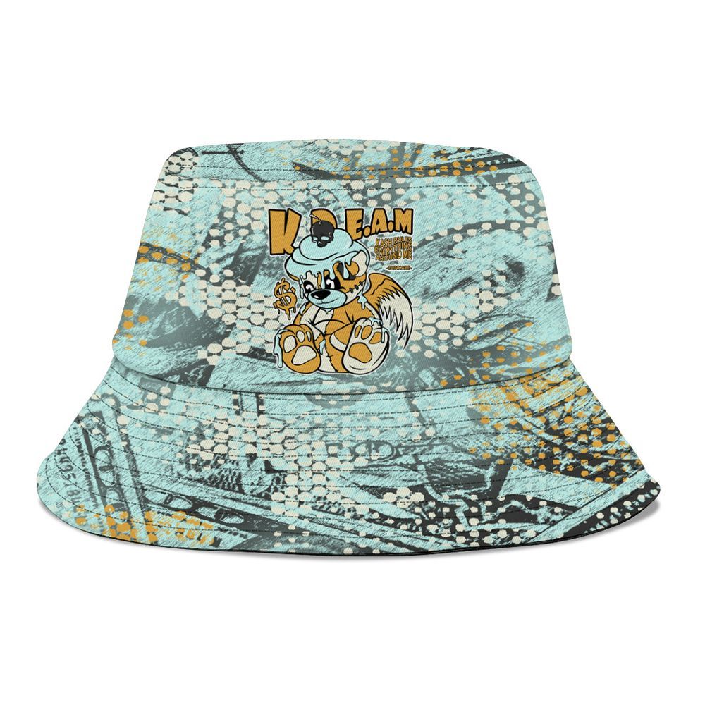 Bucket Hat To Match Pure Platinum 4s - Loot Bear Graphic