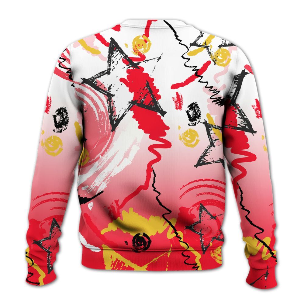 Sweatshirt To Match KD 18 Air Bakin - Grind Shine Later Drip All Over Print