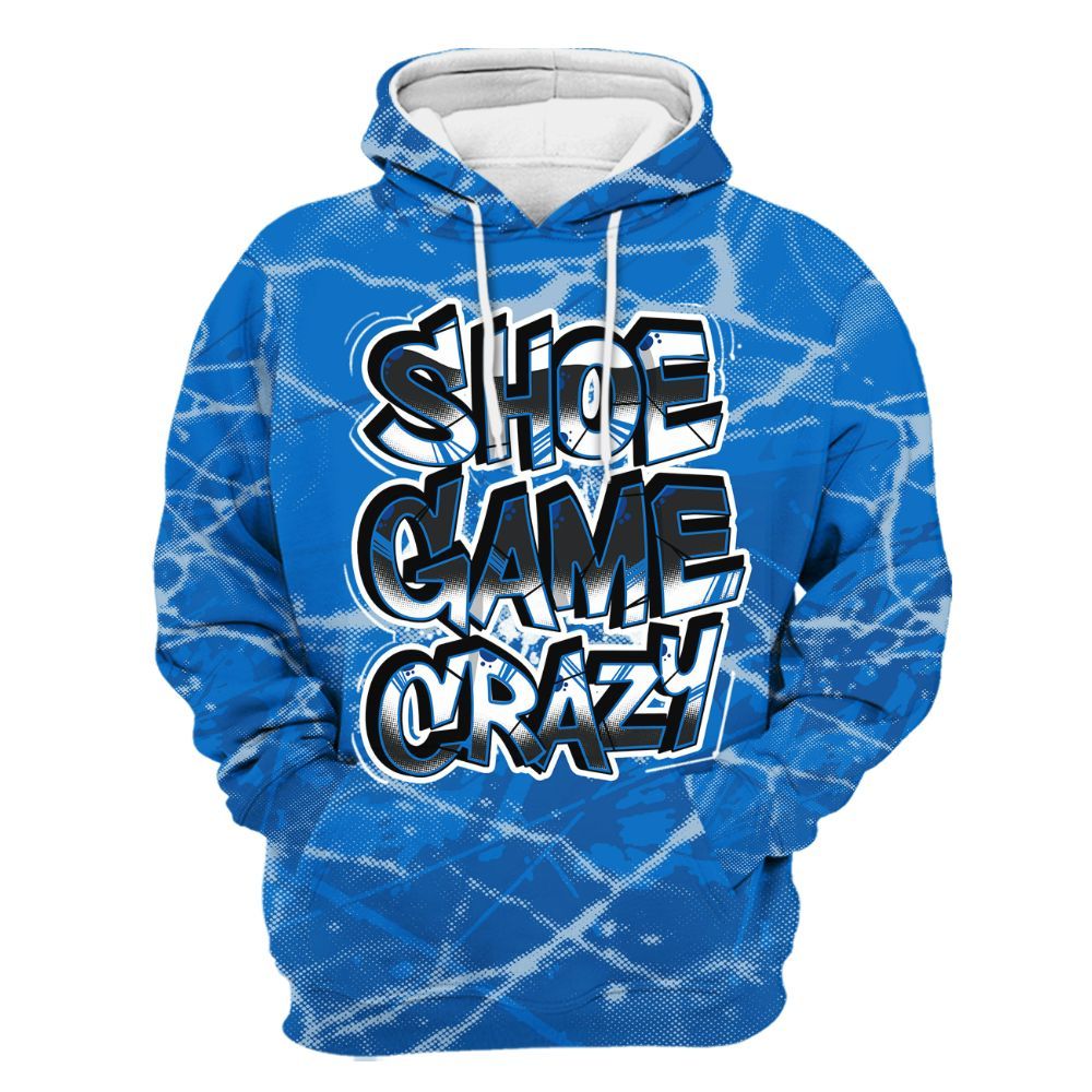 Hoodie To Match Blueberry 12s - Shoe Game Crazy Graphic All Over Print