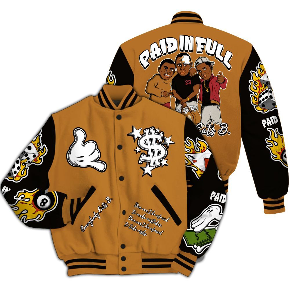 Varsity Jacket To Match Air Max Plus Sunset Swarovski - Everybody Paid In Full Graphic All Over Print