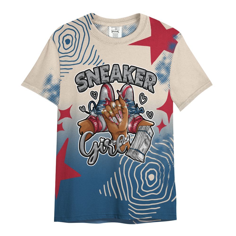 Shirt To Match Rare Air 3s - Sneakerz Girlz Unique Starz All Over Print