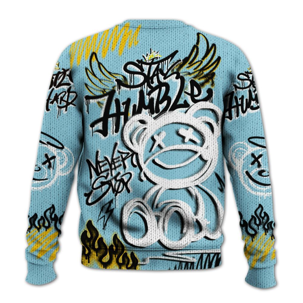 Knitted Sweater To Match Dunk High Homer Simpson - Humble Drip Streetwear Graffity