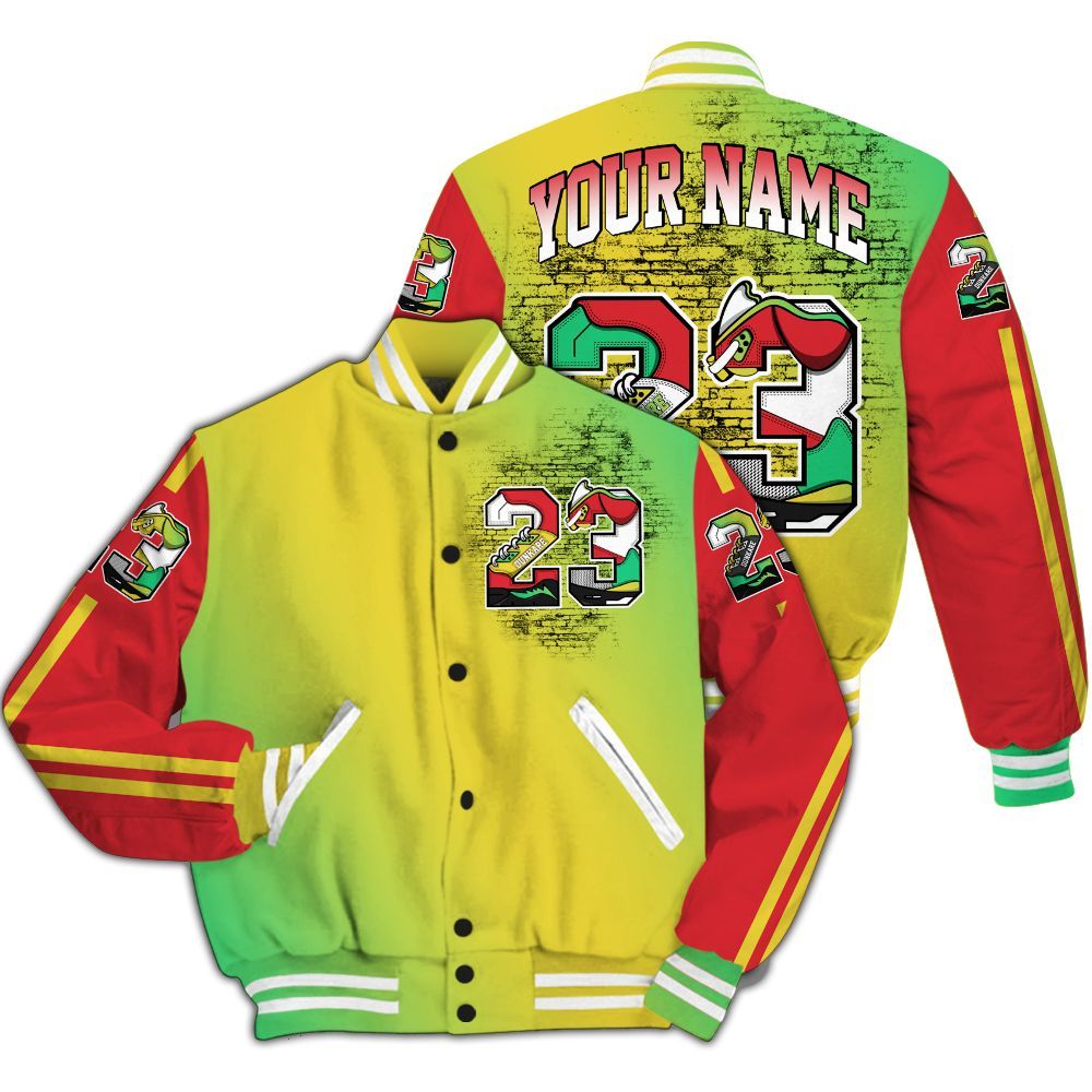 Varsity Jacket To Match Ja 3 Jurassic Park Explorer - Custom Name Number 23 5s All Over Print