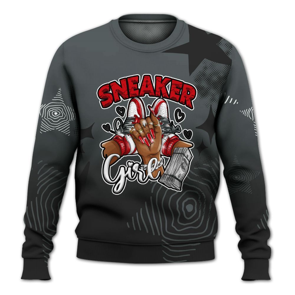 Sweatshirt To Match Black RM Nigel Sylvester 4s - Sneakerz Girlz Unique Starz All Over Print