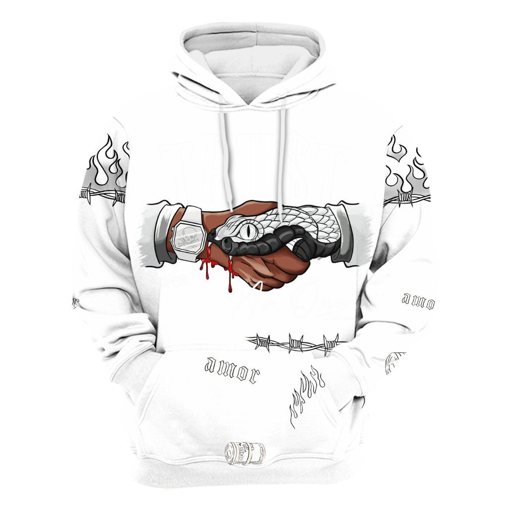 Hoodie To Match Kobe 9 EM Protro Halo - Snake Trust No One All Over Print