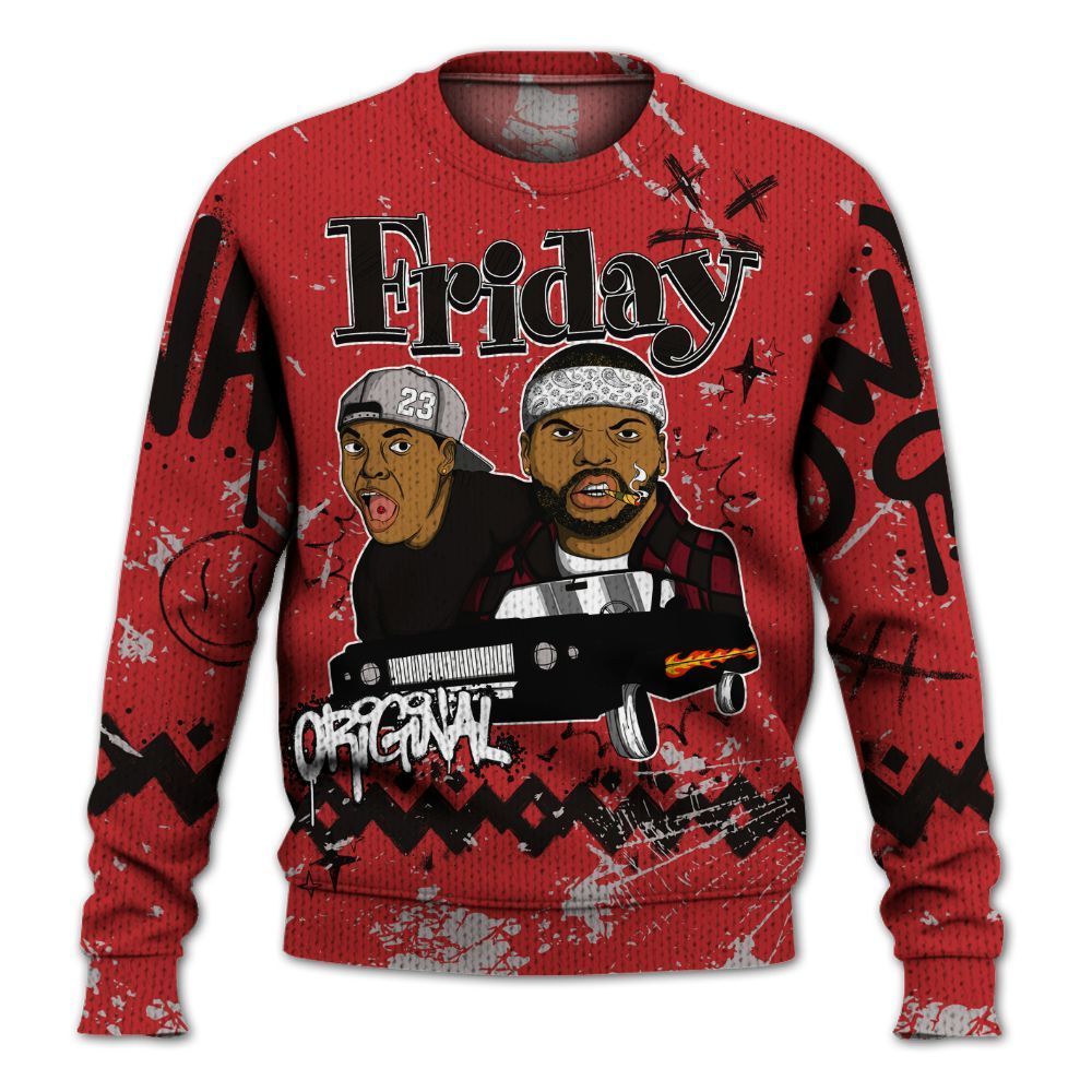 Knitted Sweater To Match Kobe 9 Elite Christmas - Friday Sneaker Crayon