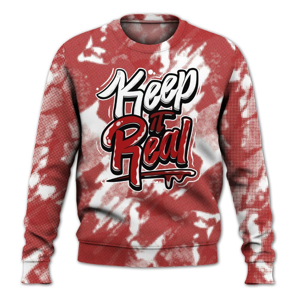 Sweatshirt To Match Red Taxi 12s - Keeping It Reals Shirt Unisex Oufit All Over Print