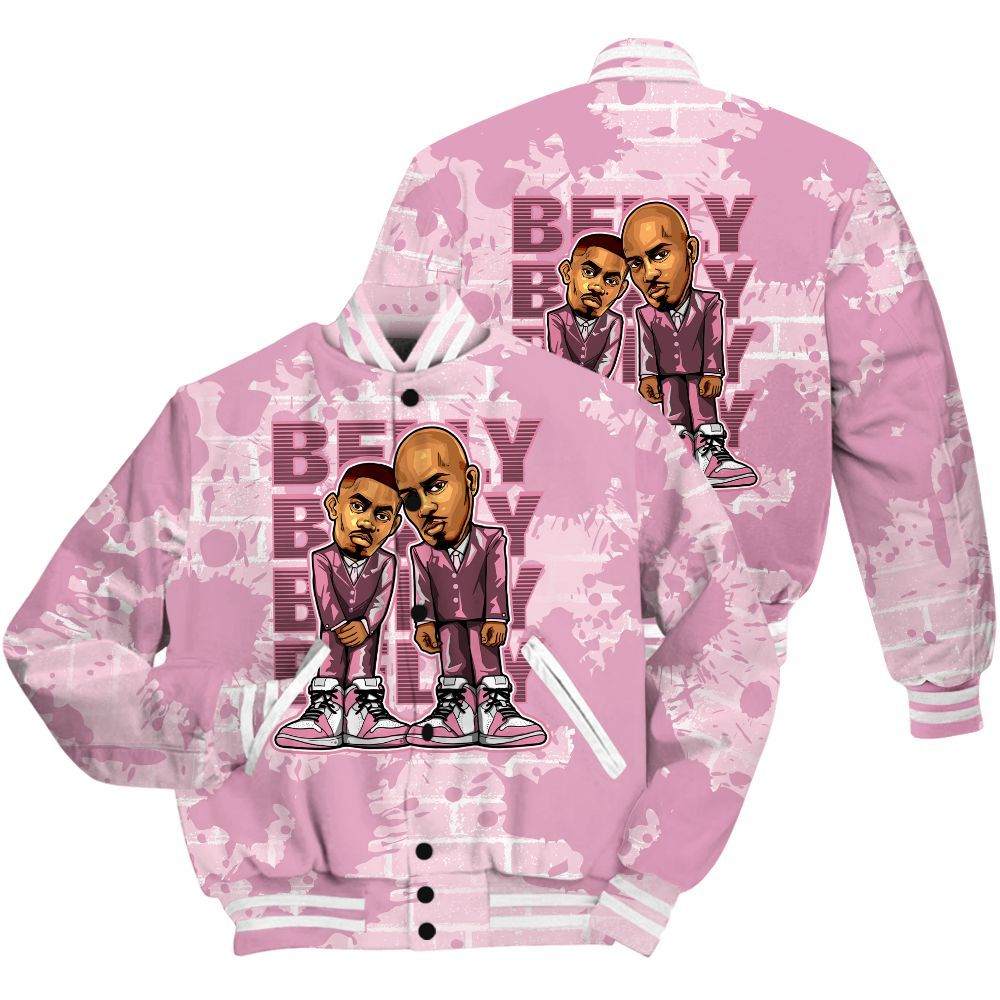 Varsity Jacket To Match Orchid 4s Shirt - Belly Sneakers Graphic Halloween All Over Print
