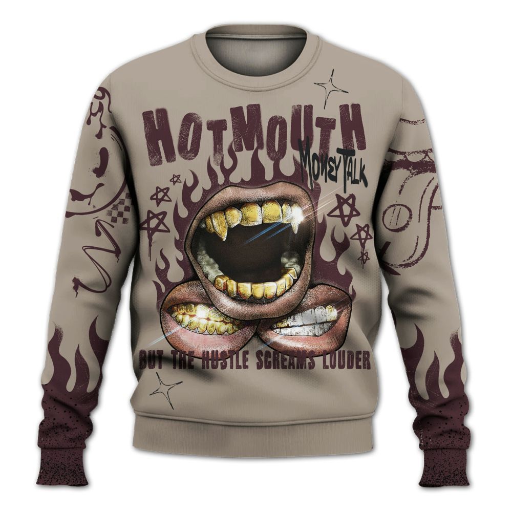 Sweatshirt To Match AMM Retro Phantom 4s - Mouth Burning Street Style All Over Print