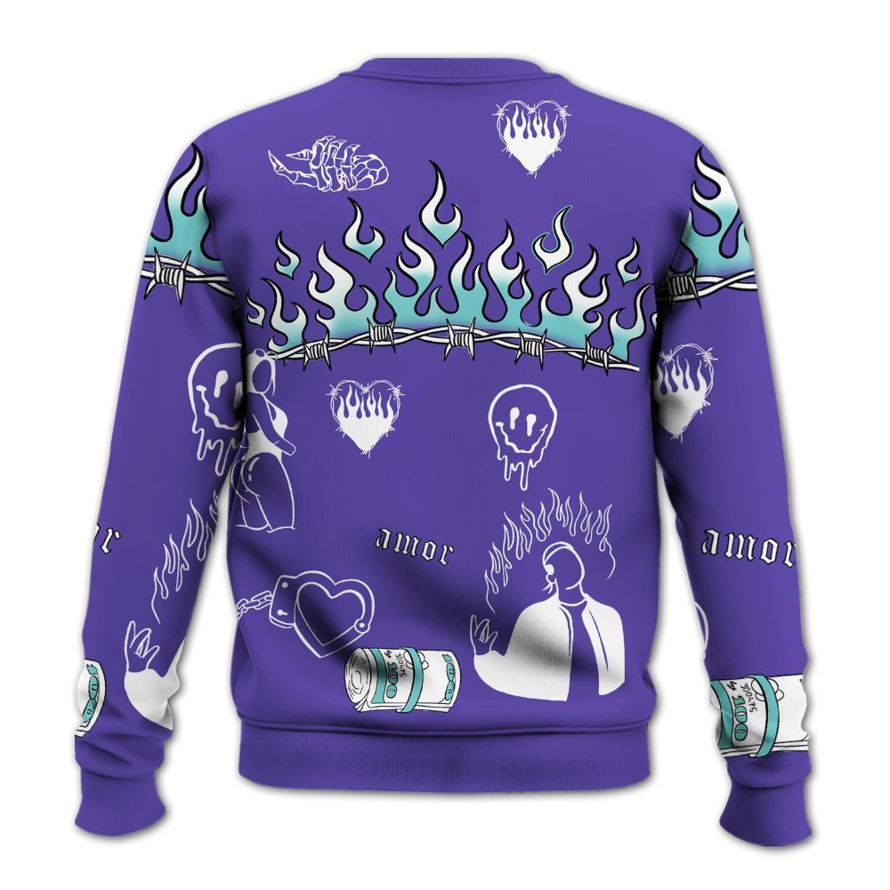 Sweatshirt To Match Low Hornets 1s - Snake Trust No One All Over Print