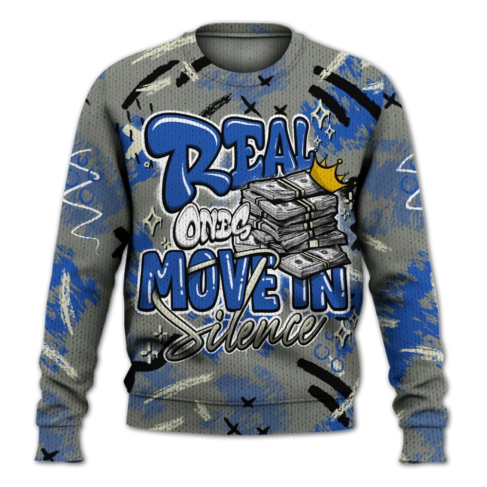 Knitted Sweater To Match Lucky Shorts 3s - Real Ones Move In Streetwear