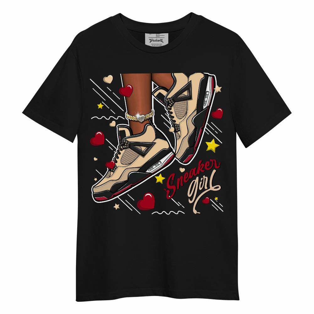 Shirt To Match Retro Pizza GS 4s - SNEAKER Girl Heart Flying Graphic