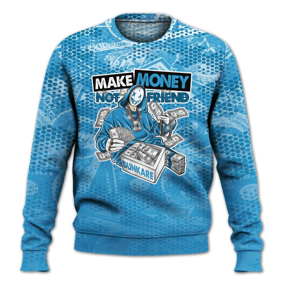 Sweatshirt To Match Powder Blue 9s - Make Moneys Unique All Over Print