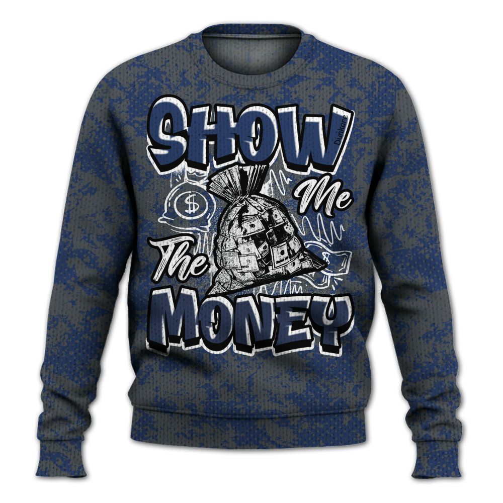 Knitted Sweater To Match Retro Flint 13s - Show Me The Money Retro