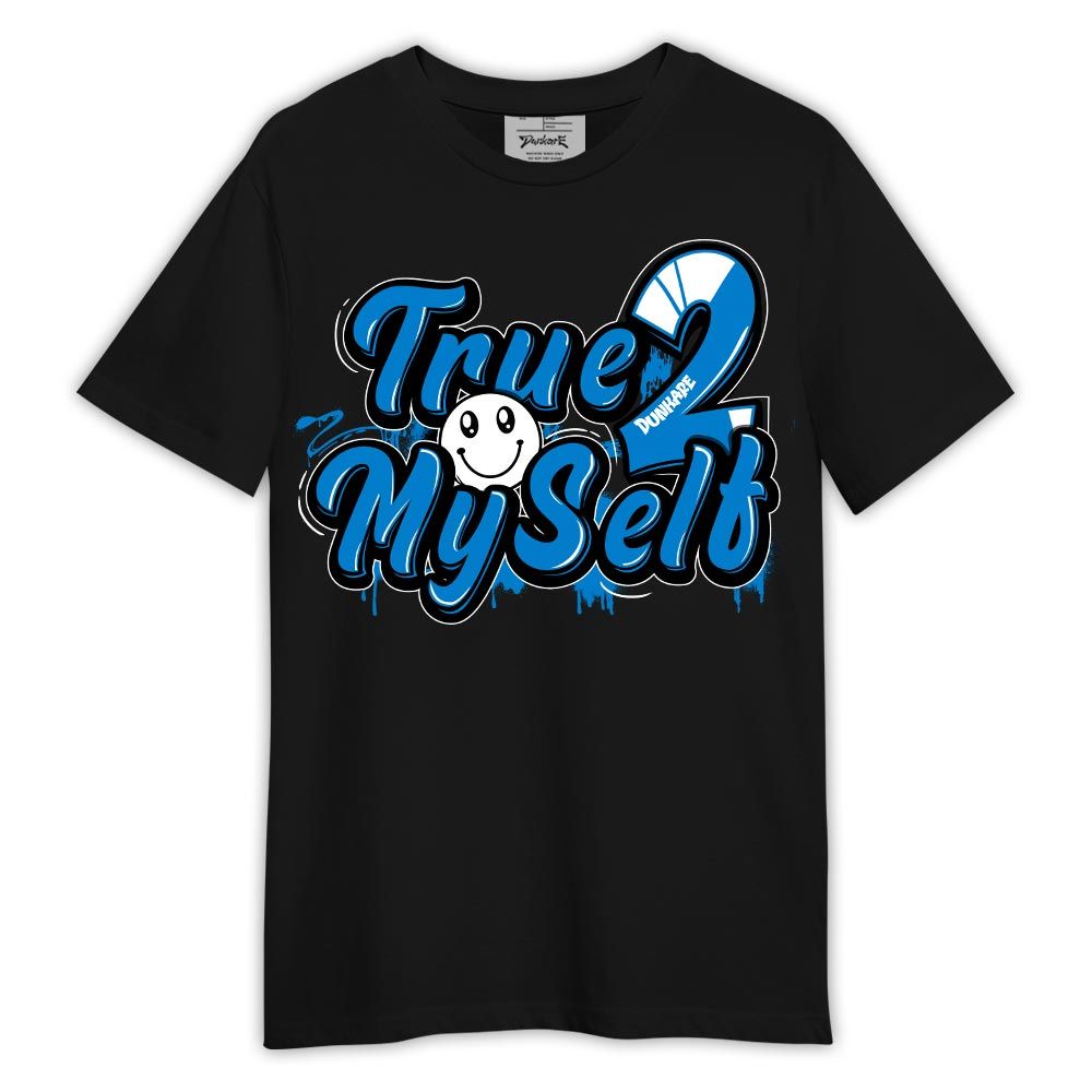 Shirt To Match Industrial Blue 4s - True 2 Myself Shirt Military Blue 4s Outfit