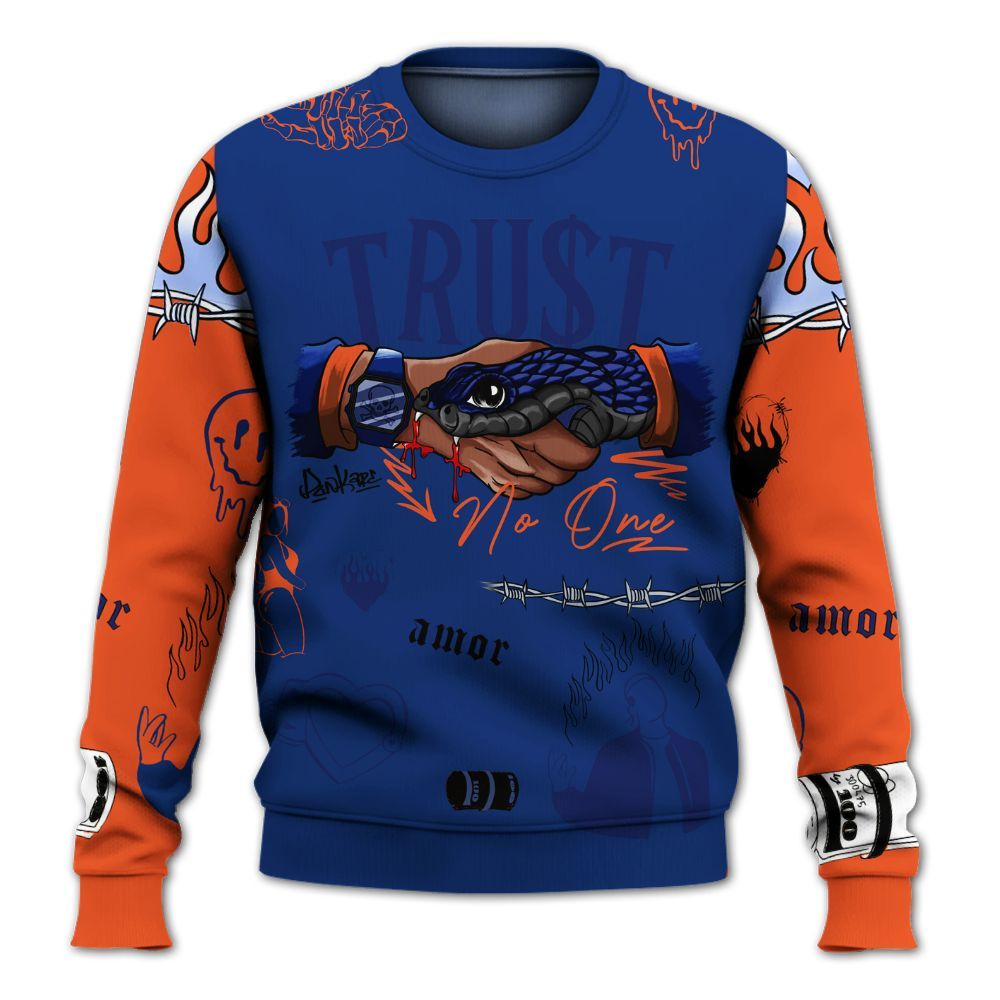 Sweatshirt To Match Suede GS League - Snake Trust No One All Over Print