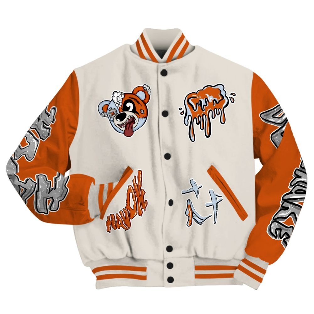 Varsity Jacket To Match SE Craft 5s - Havok Bear All Over Print