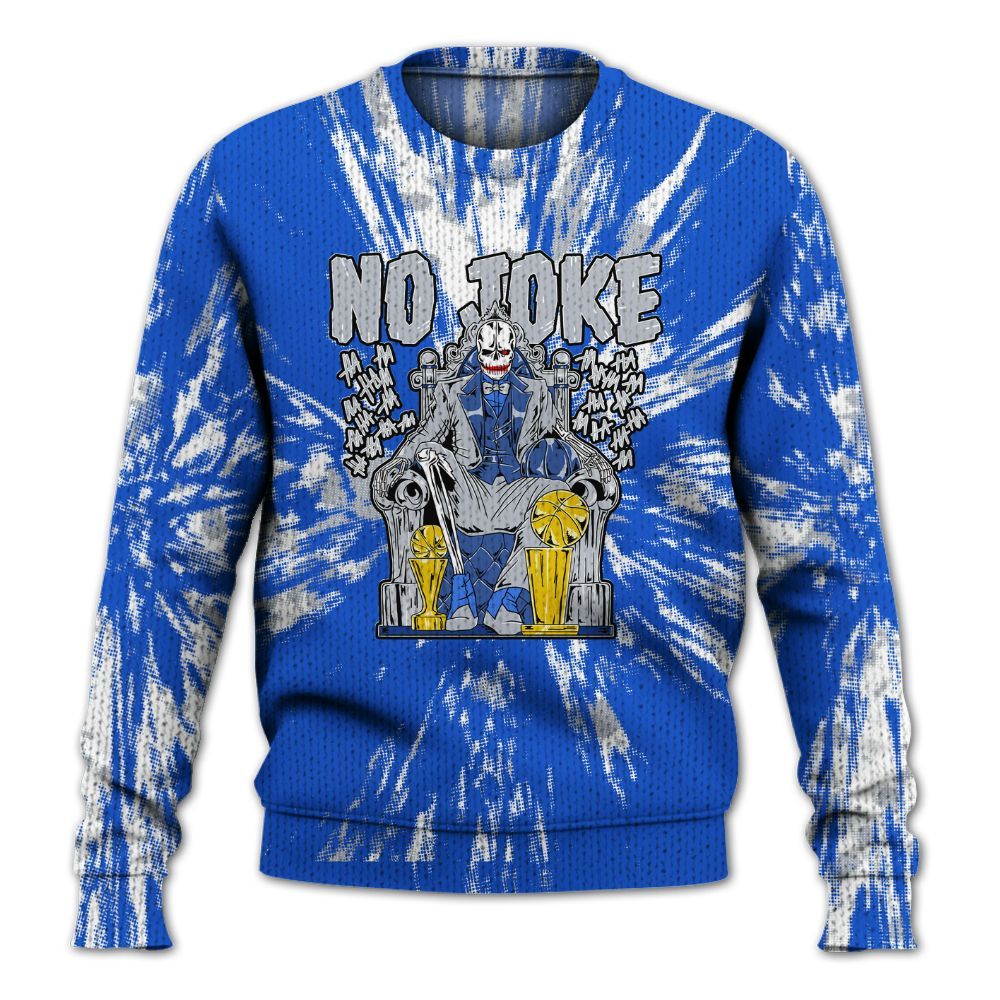 Knitted Sweater To Match Air Foamposite One Royal - Ain't Joke Skeleton Luxury
