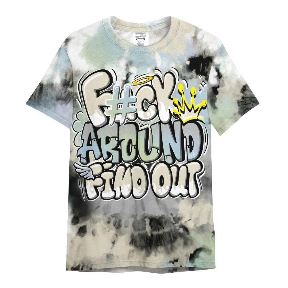 Shirt To Match Joins Year Of The Snake 5s - Tie Dye FK Around Find Out All Over Print