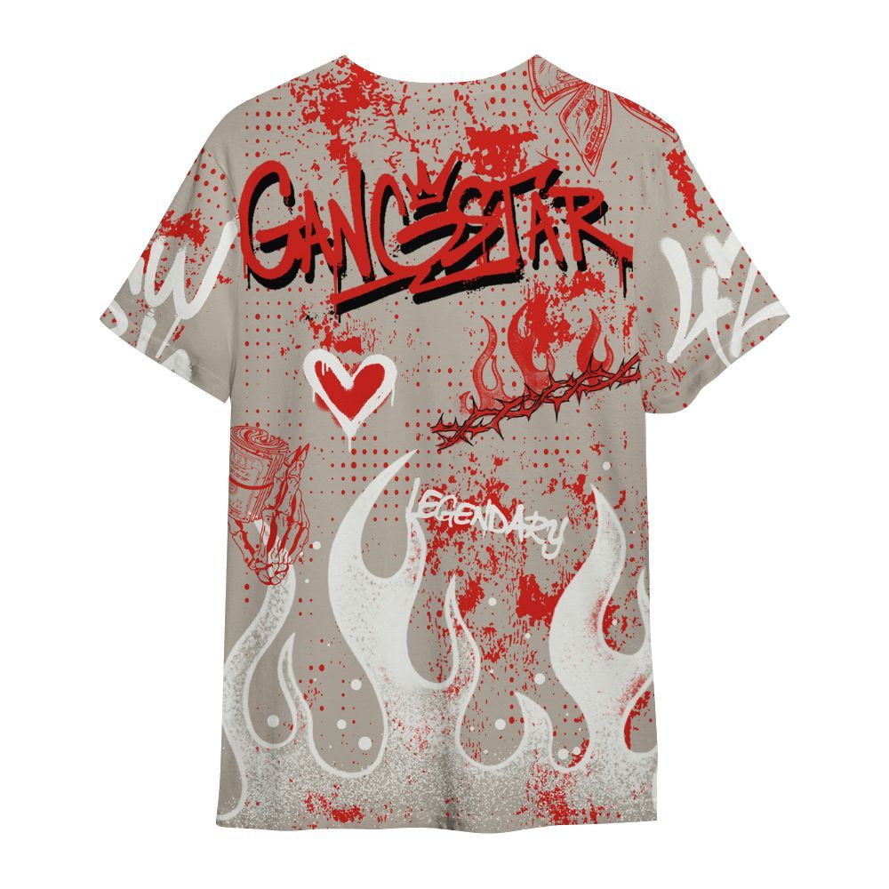 Shirt To Match Low OG Phantom 1s - Lucky Money Paid In Full Graffiti All Over Print