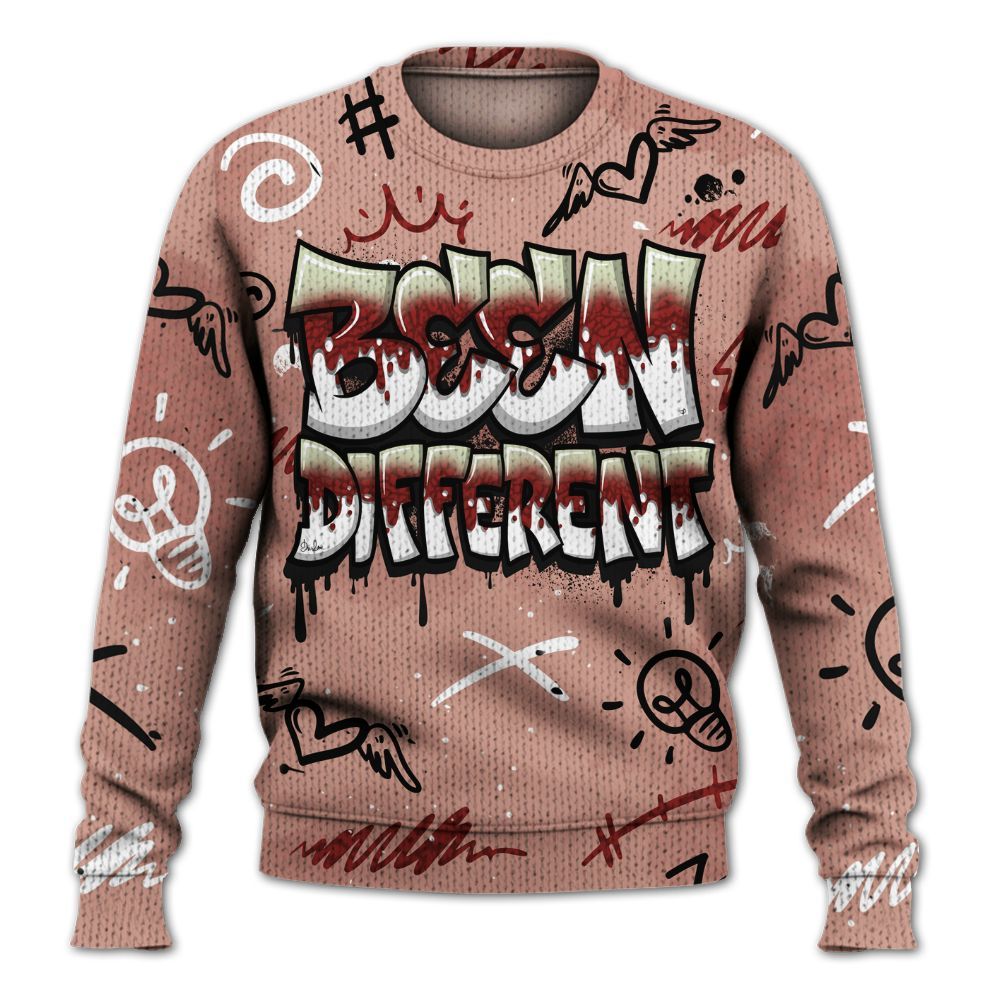 Knitted Sweater To Match Valentines Day 3s - Drip Been Di2ferent