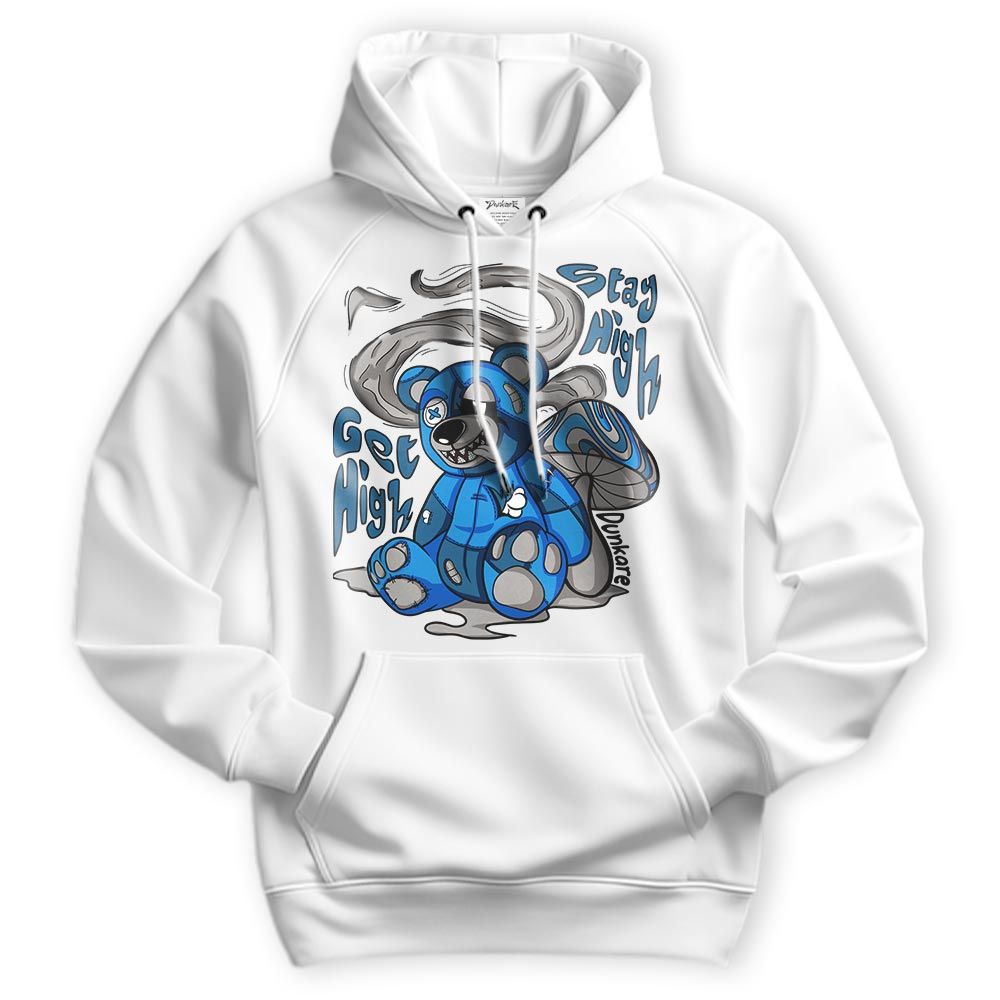 Sweatshirt To Match Hoodie Get High Bear, Military Blue 4s Hoodie To Match Sneaker 2504 NCMD